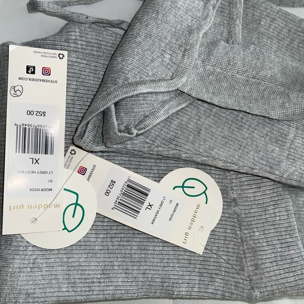 Madden Girl Ribbed Knit Short Set